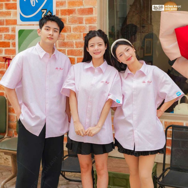 Sơ mi Academy form rộng thoải mái, biến tấu đa phong cách