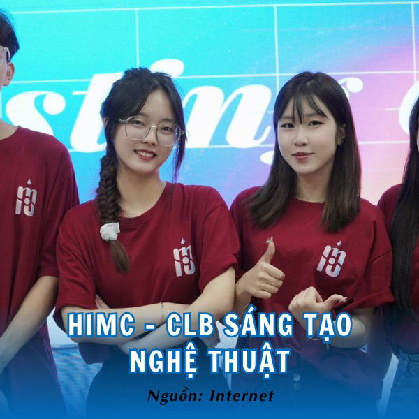 Áo phông đồng phục đỏ HIMC - CLB Sáng tạo và Nghệ Thuật