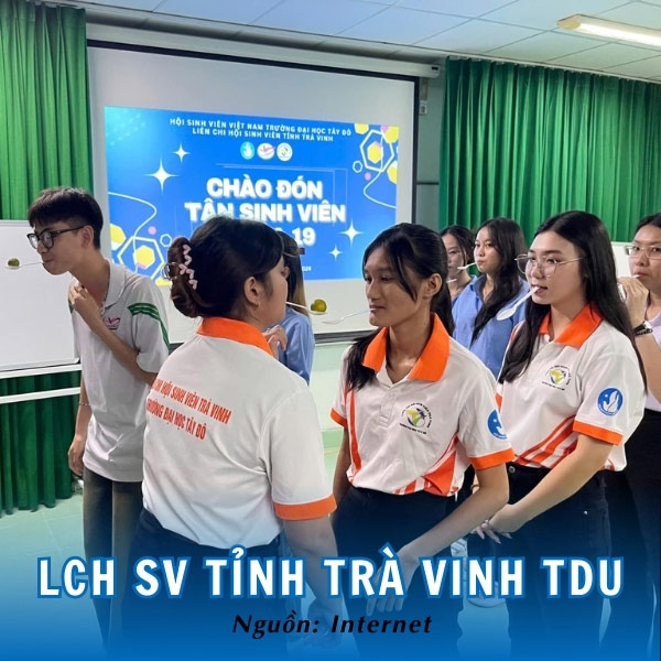 Mẫu áo polo nổi bật LCH SV tỉnh Trà Vinh TDU