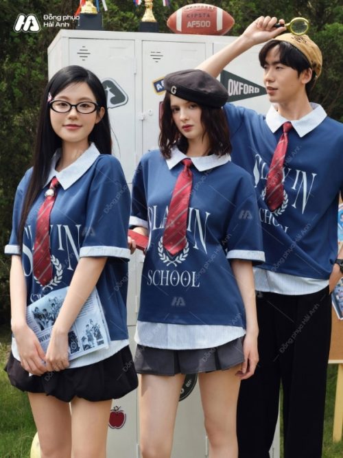 Slogan “Slay in school” mang đến vibe khỏe khoắn, năng động