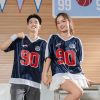Áo thun đồng phục Fearless xanh đen cá tính, năng động