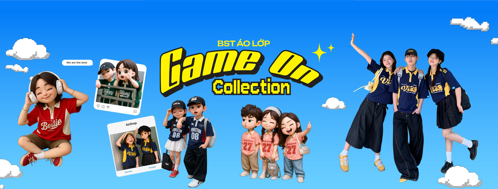 Banner BST Áo lớp Game On