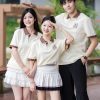 Mẹo mix & match chuẩn gu với áo lớp polo oversize Besties màu kem cheese