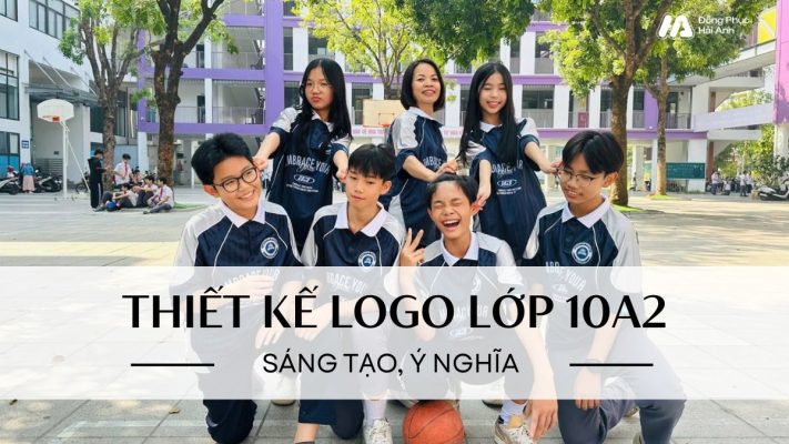 Logo lớp 10A2 sáng tạo, ý nghĩa