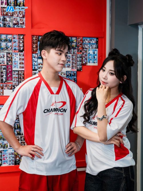 Áo lớp Shine on màu trắng độc quyền tại Hải Anh