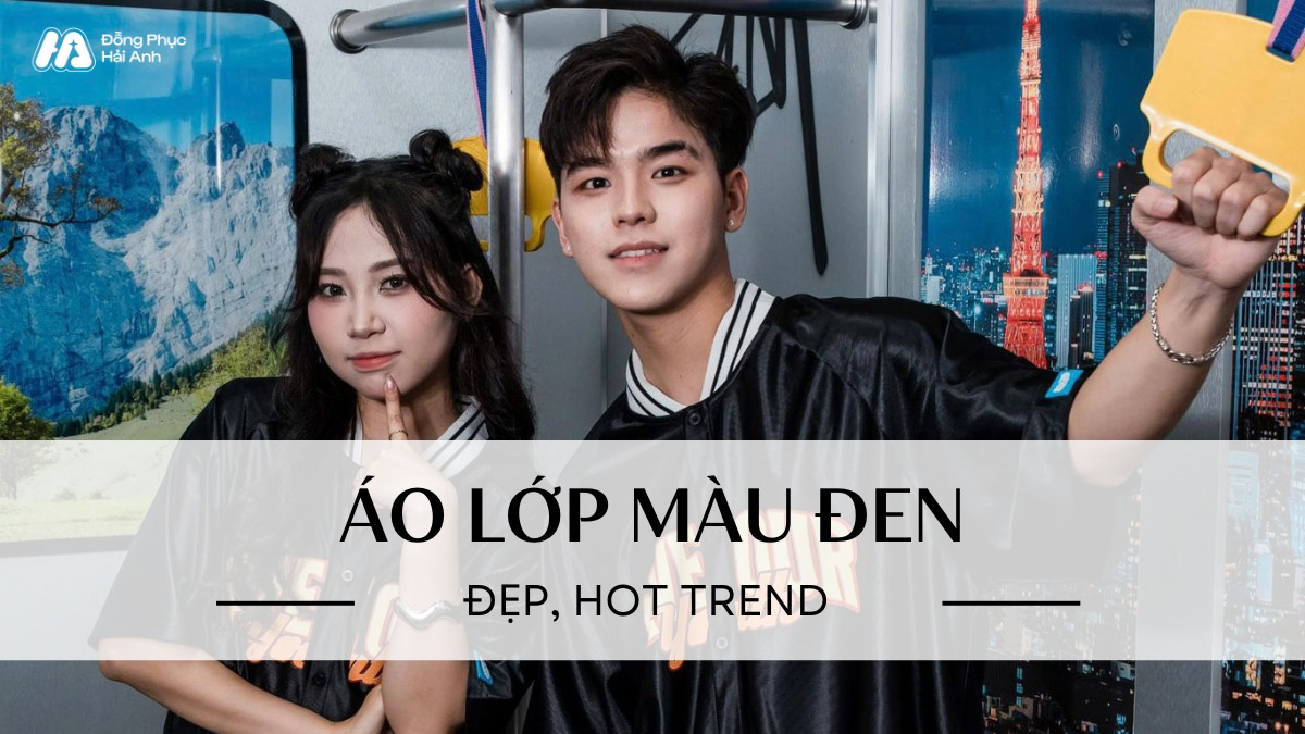 Áo lớp màu đen