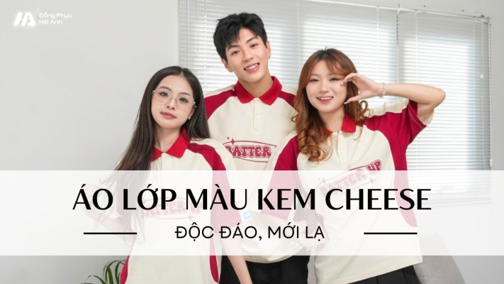 Áo lớp màu kem cheese