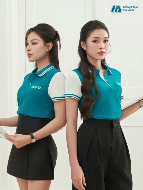Mẫu Áo Polo Đồng Phục BIDV Màu Xanh Lý - 1