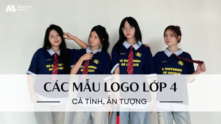 Logo lớp 4 cá tính, phong cách