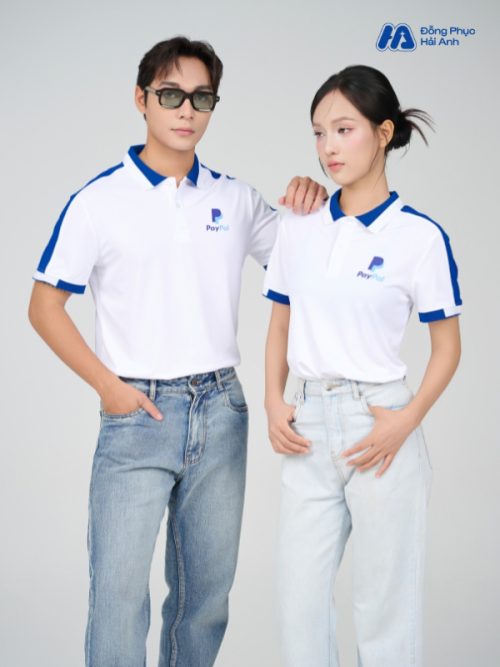 Mẫu Áo Polo Đồng Phục Công Ty Aircool Màu Bích - 1