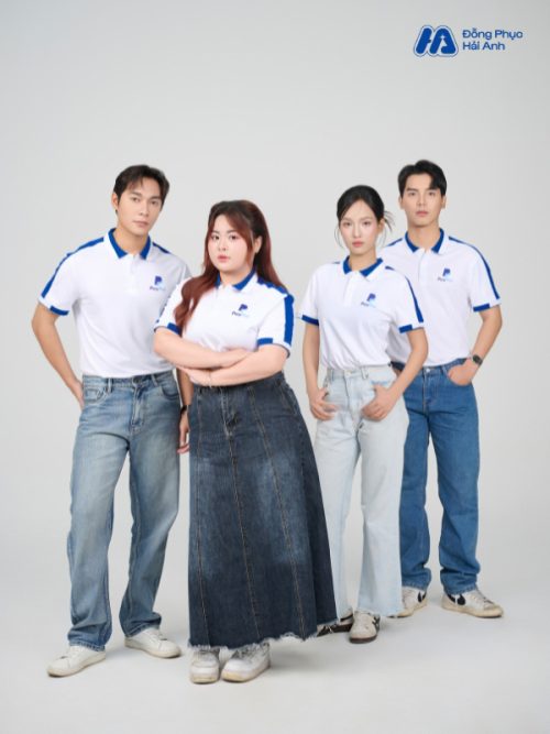 Mẫu Áo Polo Đồng Phục Công Ty Aircool Màu Bích - 4