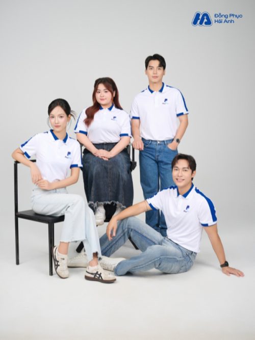 Mẫu Áo Polo Đồng Phục Công Ty Aircool Màu Bích - 3