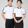 Mẫu Áo Polo Đồng Phục Công Ty Aircool Màu Đen - 1
