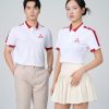 Mẫu Áo Polo Đồng Phục Công Ty Aircool Màu Đỏ Đô - 1