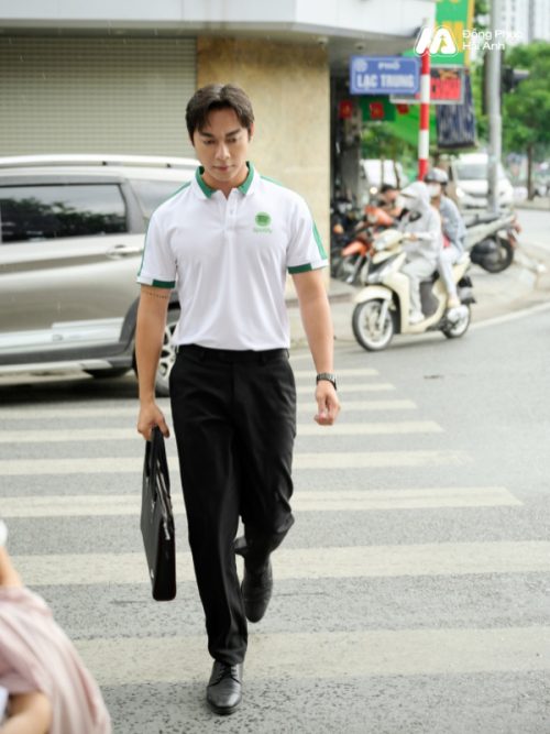 Mẫu Áo Polo Đồng Phục Công Ty Aircool Màu Xanh - 2