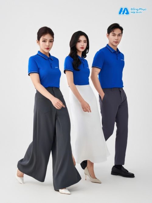 Mẫu Áo Polo Đồng Phục Công Ty Boeing Màu Bích - 5