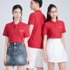 Mẫu Áo Polo Đồng Phục Công Ty Canon Màu Đỏ Đô - 1
