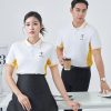 Mẫu Áo Polo Đồng Phục Công Ty Ferrari Màu Trắng Gạo-1