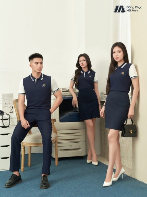 Mẫu Áo Polo Đồng Phục Công Ty FPT Retail Màu Xanh Đen - 3