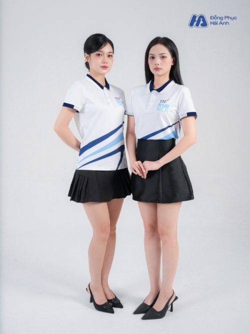Mẫu Áo Polo Đồng Phục Công Ty In Chuyển Nhiệt TH True Milk-2