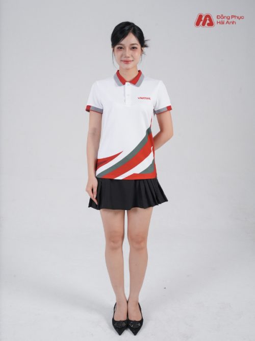 Mẫu Áo Polo Đồng Phục Công Ty In Chuyển Nhiệt Viettel - 4