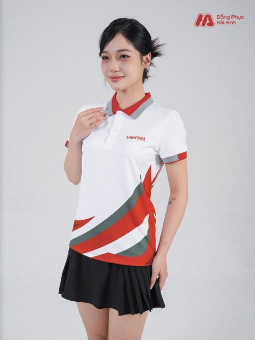 Mẫu Áo Polo Đồng Phục Công Ty In Chuyển Nhiệt Viettel - 3
