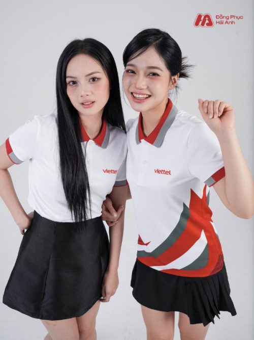 Mẫu Áo Polo Đồng Phục Công Ty In Chuyển Nhiệt Viettel - 2