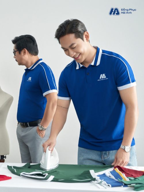 Mẫu Áo Polo Đồng Phục Công Ty Intersection Màu Bích - 4