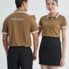 Mẫu Áo Polo Đồng Phục Công Ty Intersection Màu Nâu Cafe J.P.Morgan - 1