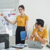 Mẫu Áo Polo Đồng Phục Công Ty Intersection Màu Vàng Cúc EY - 1