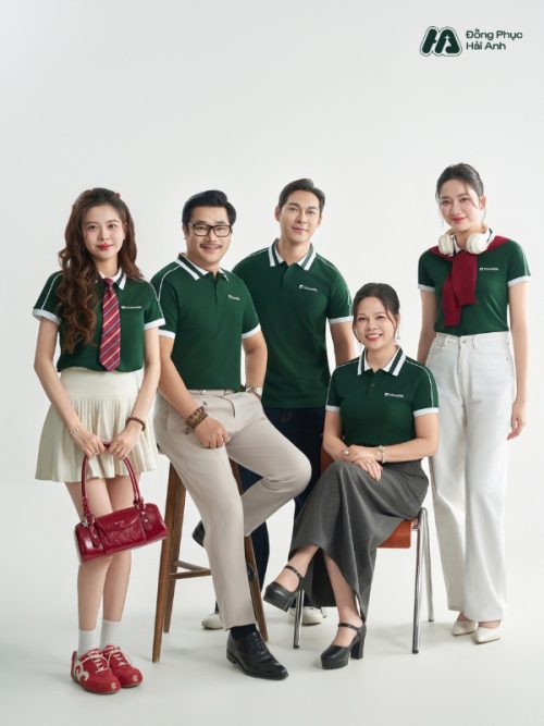 Mẫu Áo Polo Đồng Phục Công Ty Intersection Màu Ve Chai Manulife - 3