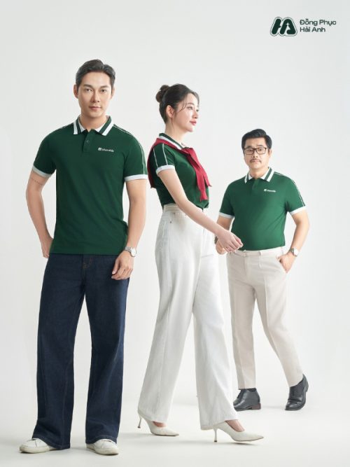 Mẫu Áo Polo Đồng Phục Công Ty Intersection Màu Ve Chai Manulife - 1