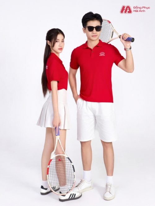 Mẫu Áo Polo Đồng Phục Công Ty Kinh Đô Màu Đỏ - 4