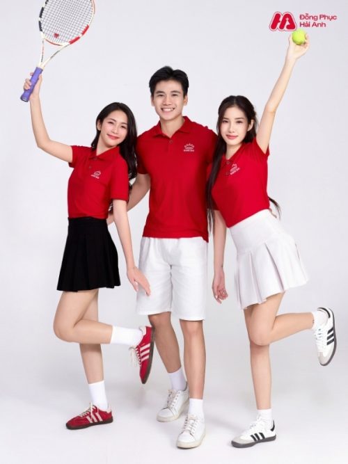 Mẫu Áo Polo Đồng Phục Công Ty Kinh Đô Màu Đỏ - 2