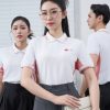 Mẫu Áo Polo Đồng Phục Công Ty LG Màu Trắng Gạo - 1