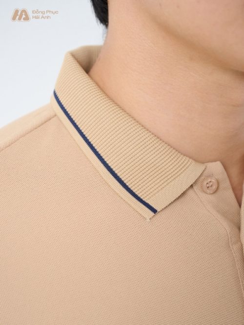Mẫu Áo Polo Đồng Phục Công Ty Màu Be - 5