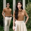Mẫu Áo Polo Đồng Phục Công Ty Timeless Màu Cafe Sữa - 1