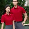 Mẫu Áo Polo Đồng Phục Công Ty Timeless Màu Đỏ - 1