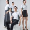 Mẫu Áo Polo Đồng Phục Starbucks Màu Trắng Gạo Phối Vỏ Đậu - 1