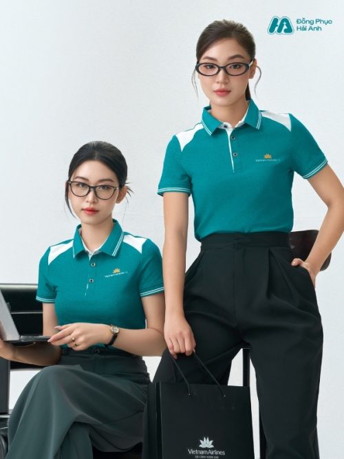 Mẫu Áo Polo Đồng Phục Công Ty Màu Xanh Lý - 2