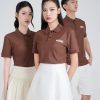 Mẫu Áo Polo Đồng Phục Công Ty Nestle Màu Nâu - 1