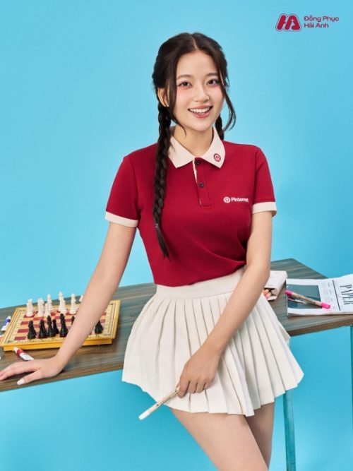 Mẫu Áo Polo Đồng Phục Công Ty Pinterest Màu Đỏ Đô - 3