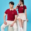Mẫu Áo Polo Đồng Phục Công Ty Pinterest Màu Đỏ Đô - 1