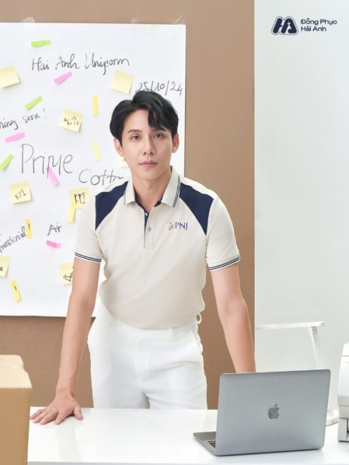 Mẫu Áo Polo Đồng Phục Công Ty PNJ Màu Be - 4
