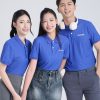 Mẫu Áo Polo Đồng Phục Công Ty Samsung Màu Xanh Bích - 1