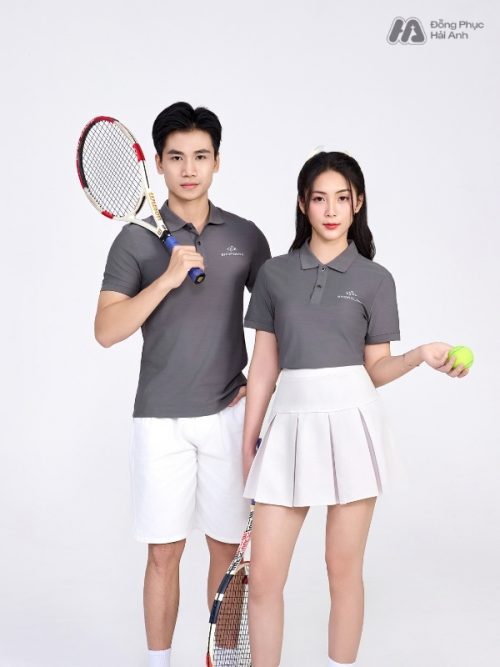 Mẫu Áo Polo Đồng Phục Công Ty ShopDunk Màu Xám - 4