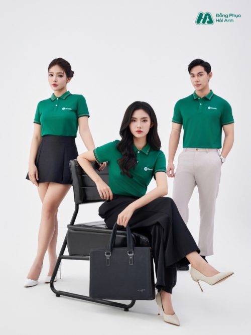 Mẫu Áo Polo Đồng Phục Công Ty Spotify Màu Xanh Lá - 2