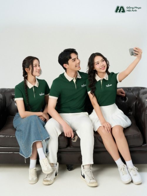 Mẫu Áo Polo Đồng Phục Công Ty Tropicana Màu Xanh Iris - 5