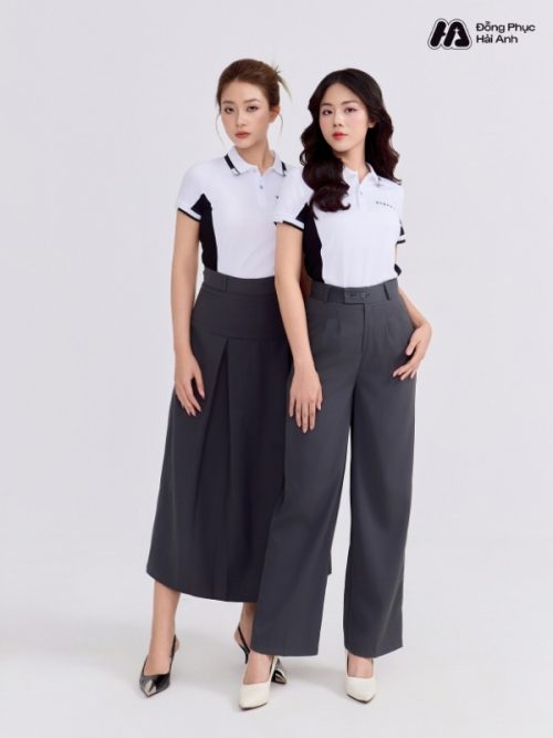 Mẫu Áo Polo Đồng Phục Công Ty Vinfast Màu Trắng - 3