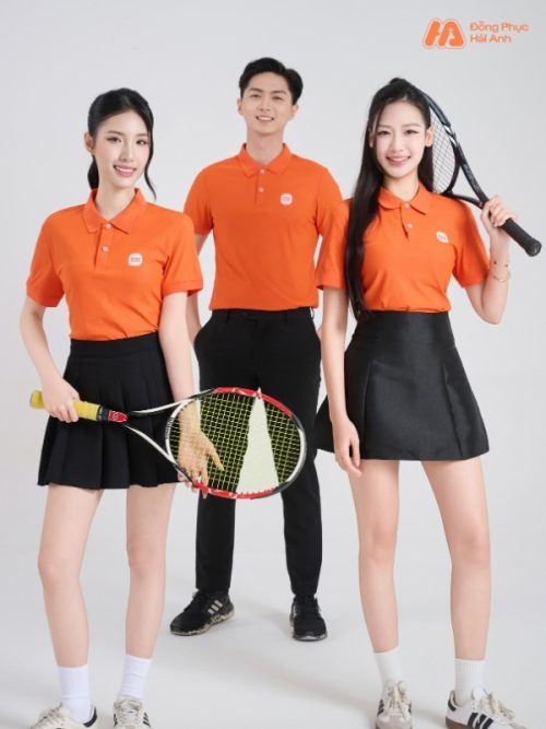 Mẫu Áo Polo Đồng Phục Công Ty Xiao Mi Màu Cam - 3